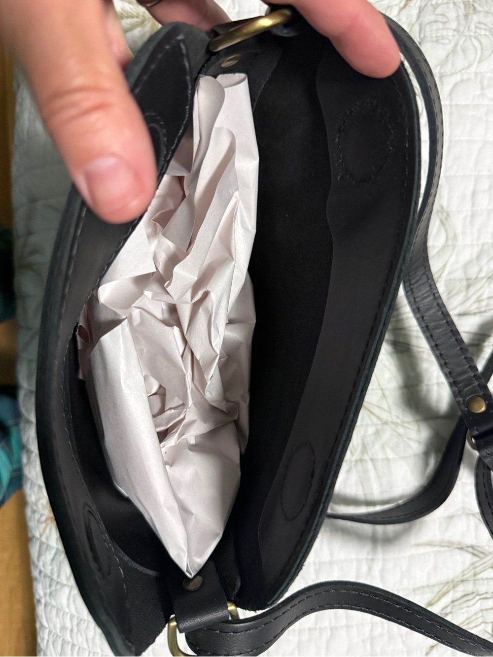 Portland Leather Goods Small Black Koala - Picture 2 of 4